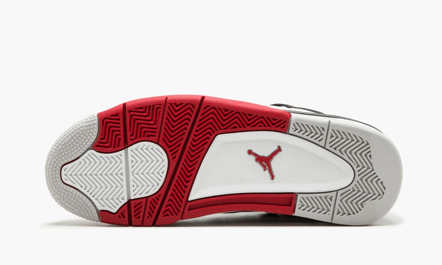 Air Jordan 4 Retro Fire Red Sneakers - Collaboration Release