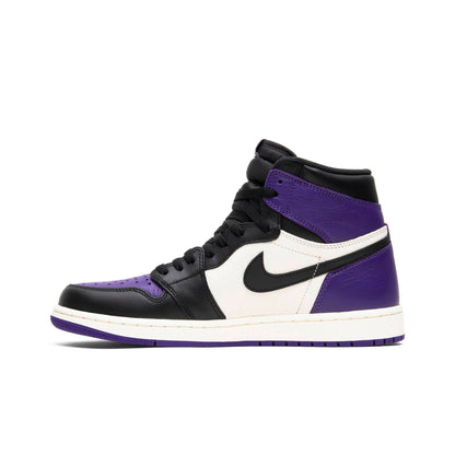 Air Jordan 1 Retro High OG ‘Court Purple’ 555088-501 Sneakers - Streetwear Es...