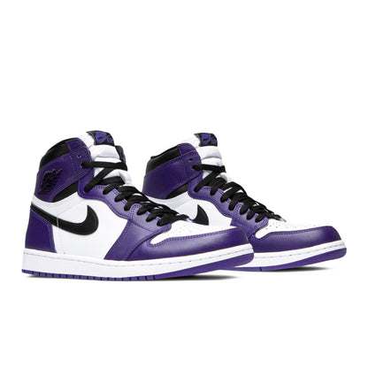 Air Jordan 1 Retro High OG Court Purple 2.0 555088-500 Sneakers - Cushioned S...