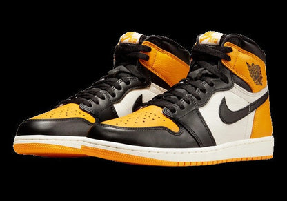 Air Jordan 1 Retro High OG Yellow Toe Sneakers - Hall of Fame