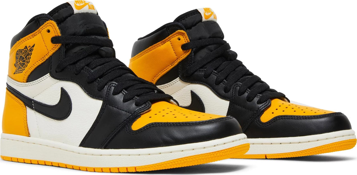 Air Jordan 1 Retro High OG Yellow Toe Sneakers - Hall of Fame