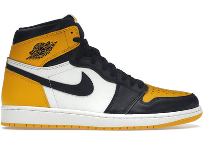 Air Jordan 1 Retro High OG Yellow Toe Sneakers - Hall of Fame