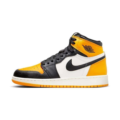 Air Jordan 1 Retro High OG Yellow Toe Sneakers - Hall of Fame