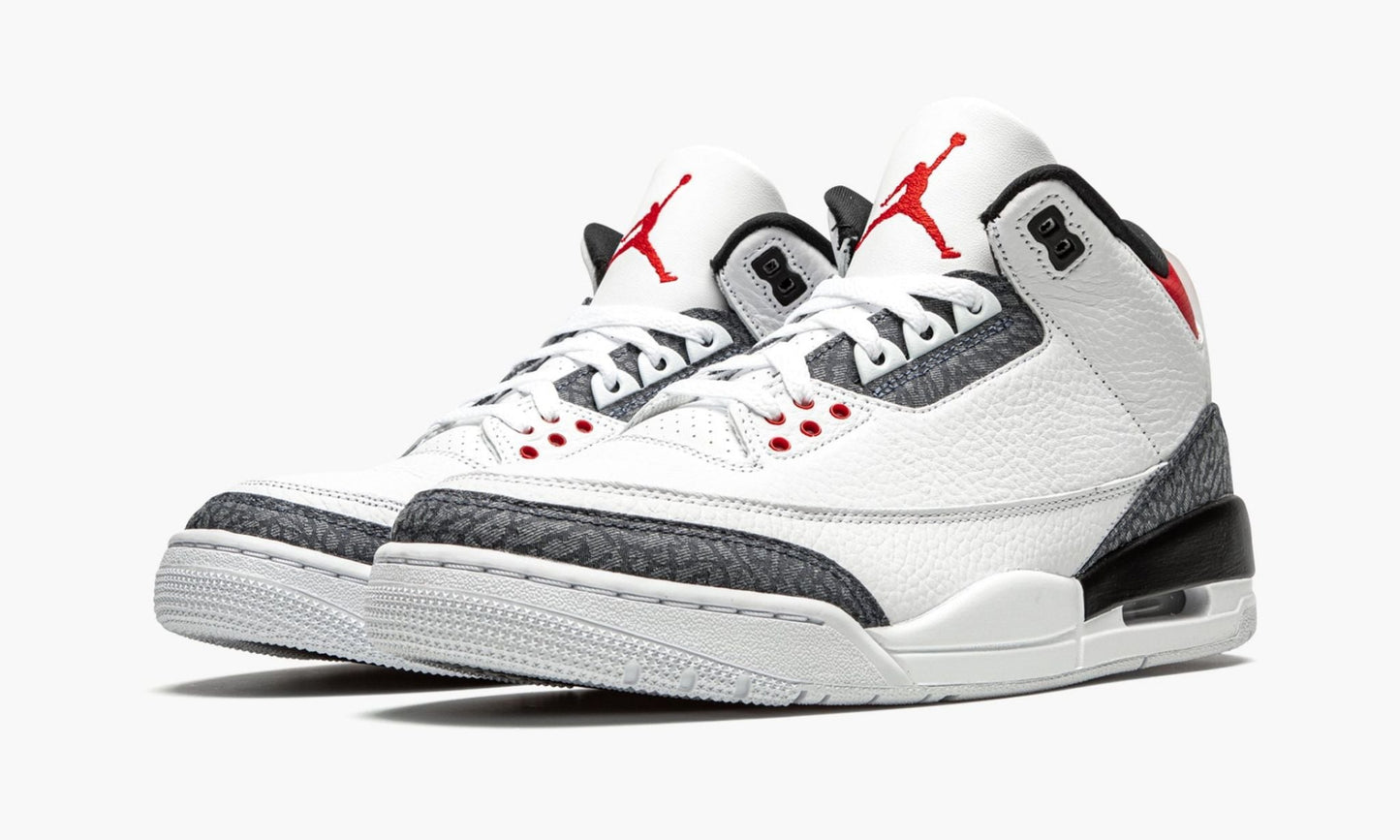 Air Jordan 3 Retro SE DNM “Fire Red” Sneakers - OG Colorway