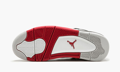 Air Jordan 4 Retro Fire Red Sneakers - Collaboration Release