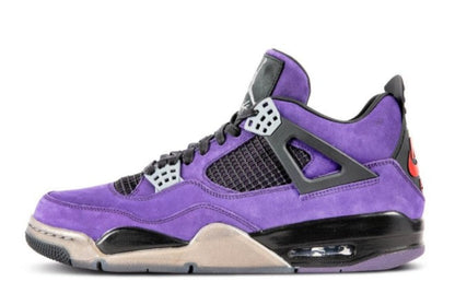 Air Jordan 4 Retro TraviScots Purple CI1184 Sneakers - Limited Edition